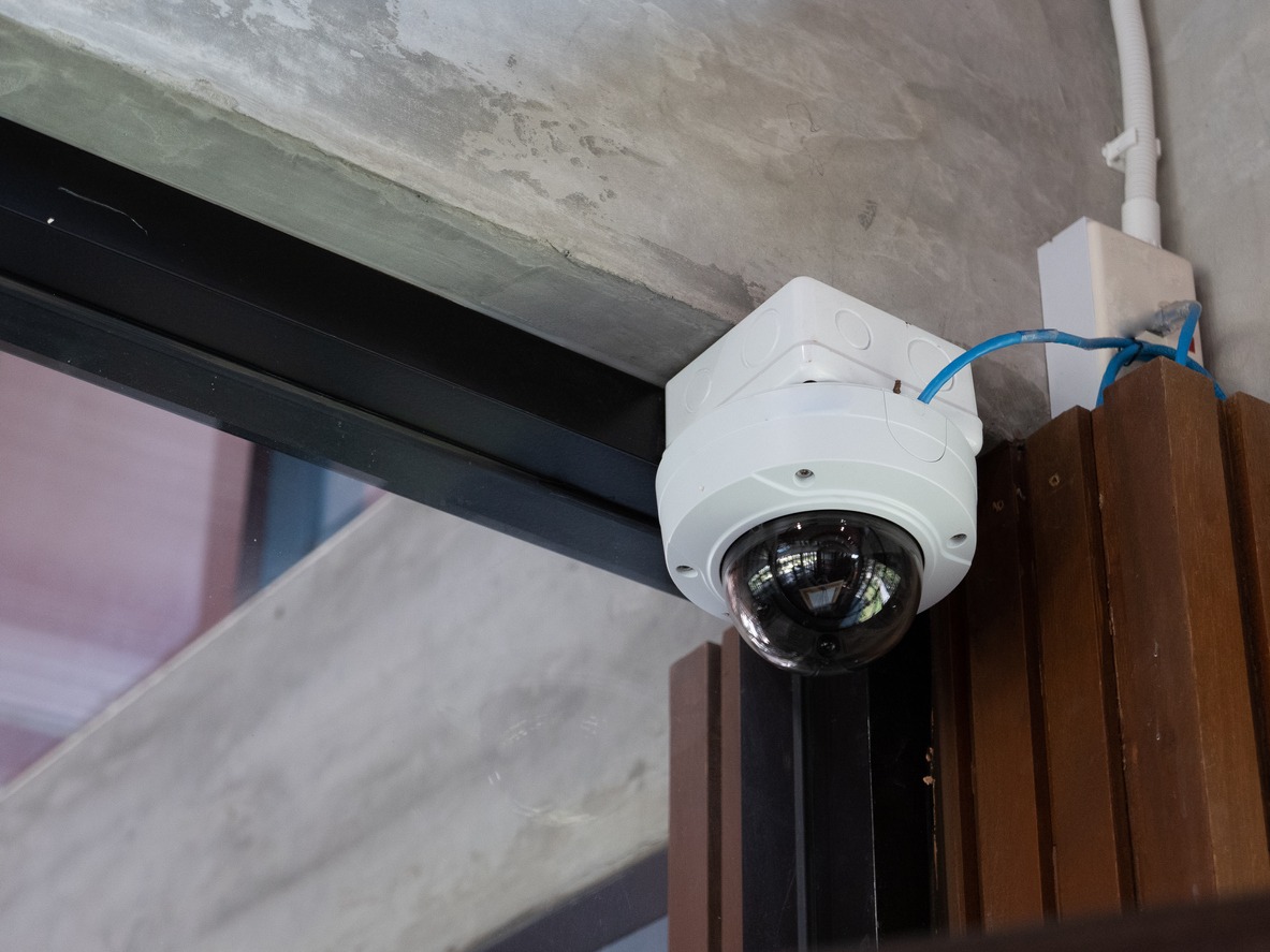 Close up CCTV
