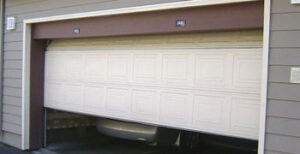 A garage door can be opened with just a touch of a fingertip