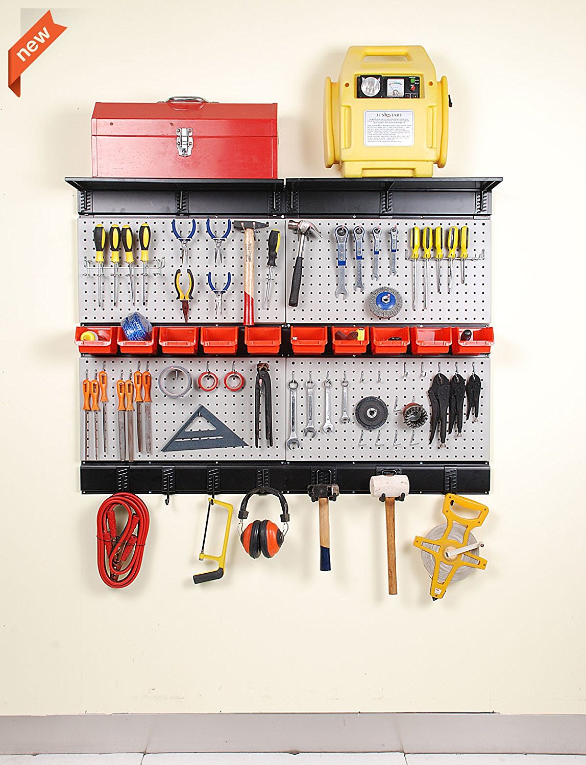 Ultra Wall Garage Pegboard with Accessories