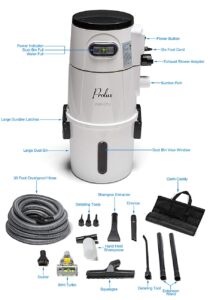 Prolux Wet Dry Garage shop Vacuum with Attachments, Shampooer, Sprayer, Blower, Wet Dry Pickup