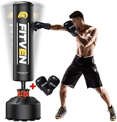 Best boxing bag and punching gloves