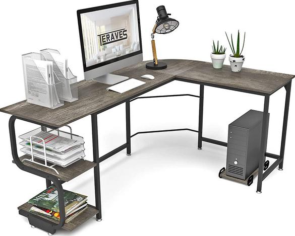 Best desk with shelves for offices