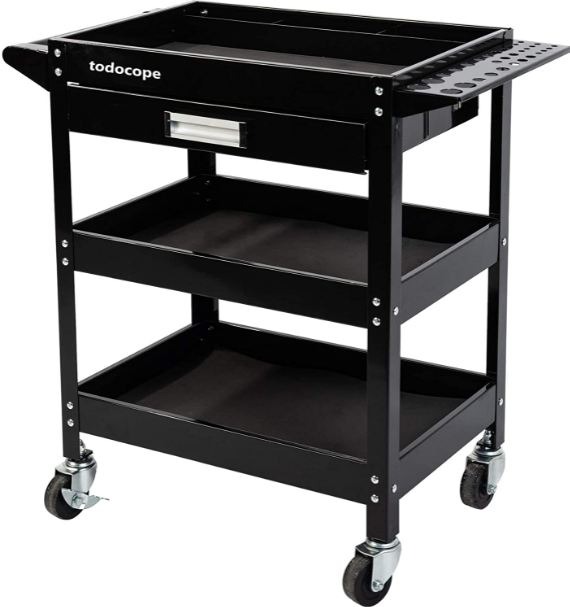 TODOCOPE 3-Shelf Tool Cart